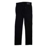 LEVI'S 511 Mens Trousers Black Slim Straight W29 L30