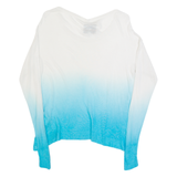 SUPERDRY Ombre Womens Jumper Blue Tight Knit M
