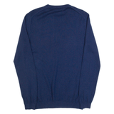 REISS Mens Jumper Blue Tight Knit Wool M