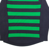 MICHAEL KORS Womens Patterned Jumper Blue Striped Tight Knit S