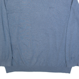 BEN SHERMAN Womens Jumper Blue Tight Knit 4XL