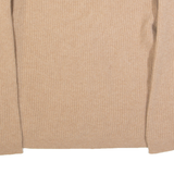 WHISTLES Womens Jumper Beige V-Neck Tight Knit Wool XS