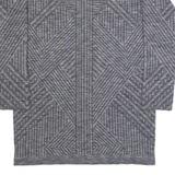 LULULEMON Womens Sports Top Grey Long Sleeve Chevron M