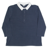 LAURA ASHLEY Womens Top Blue Collared 3/4 Sleeve UK 16