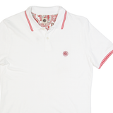 PRETTY GREEN Mens Polo Shirt White S