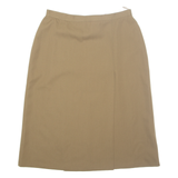 TREVIRA Womens A-Line Skirt Brown Midi M
