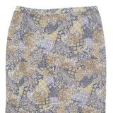 Womens Straight Skirt Brown Midi L