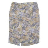 Womens Straight Skirt Brown Midi L