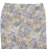 Womens Straight Skirt Brown Midi L