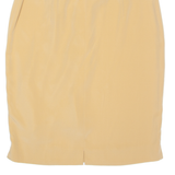 Womens Straight Skirt Brown Midi UK 14