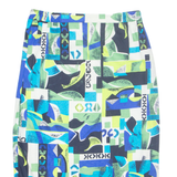 Womens Straight Skirt Blue Midi M