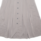 VERACI Womens Pleated Skirt Brown Long UK 14