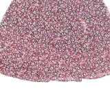 NEW LOOK Womens A-Line Skirt Red Short Floral UK 12