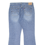 LEVI'S Nouveau Womens Jeans Blue Regular Bootcut Stone Wash W38 L34