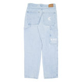 KARL KANI Womens Jeans Blue Regular Straight W33 L32