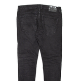 VANS Mens Jeans Black Regular Skinny W34 L30