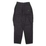 LA TALENTA Womens Jeans Black Regular Tapered W28 L31