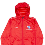 NIKE I2i International Soccer Academy Mens Track Jacket Red Hooded M