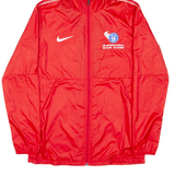 NIKE I2i International Soccer Academy Mens Track Jacket Red Hooded M