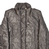 DKNY Insulated Womens Puffer Jacket Brown M