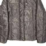 DKNY Insulated Womens Puffer Jacket Brown M