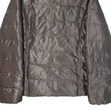 DKNY Insulated Womens Puffer Jacket Brown M