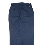 DICKIES Workwear Mens Trousers Blue Regular Straight W30 L31