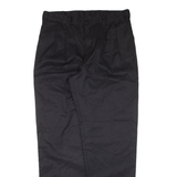 DICKIES Workwear Mens Trousers Black Relaxed Tapered W35 L33