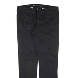 DICKIES Workwear Womens Trousers Black Slim Skinny W35 L31