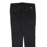 DICKIES Workwear Womens Trousers Black Slim Skinny W35 L31