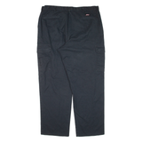 DICKIES Cargo Workwear Mens Trousers Black Relaxed Straight W40 L32