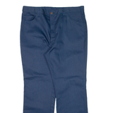 DICKIES Workwear Mens Trousers Blue Regular Straight W38 L30