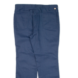 DICKIES Workwear Mens Trousers Blue Regular Straight W38 L30