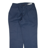 DICKIES Workwear Mens Trousers Blue Regular Straight W30 L30
