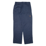 DICKIES Workwear Mens Trousers Blue Regular Straight W32 L32