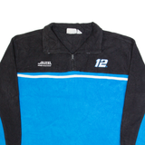 Vintage WINNERS CIRCLE Racing Mens Fleece Blue 1/4 Zip 90s XL