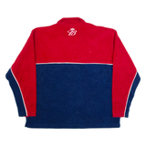 Vintage WINNERS CIRCLE Dale Earnhardt Jr Racing Mens Fleece Blue 1/4 Zip 90s XL