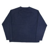 TOMMY HILFIGER Mens Jumper Blue V-Neck Tight Knit 2XL