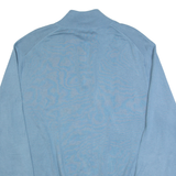 NAUTICA Mens Jumper Blue 1/4 Zip Tight Knit XL