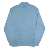 NAUTICA Mens Jumper Blue 1/4 Zip Tight Knit XL