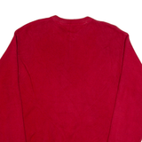 TOMMY HILFIGER Mens Jumper Red Tight Knit XL