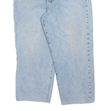 CALVIN KLEIN JEANS Petite Womens Jeans Blue Regular Straight Stone Wash W32 L24
