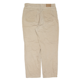 LAUREN RALPH LAUREN Womens Jeans Beige Regular Straight W32 L28