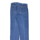 WRANGLER Mens Jeans Blue Slim Straight Stone Wash W32 L36