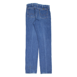 WRANGLER Mens Jeans Blue Slim Straight Stone Wash W32 L36