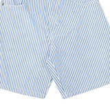 REAL CLOTHES Womens Denim Shorts Blue 90s Pinstripe XXS W22