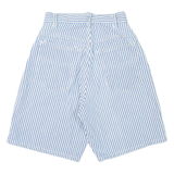 REAL CLOTHES Womens Denim Shorts Blue 90s Pinstripe XXS W22