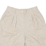 CHARTER CLUB Pleated Womens Casual Shorts Beige Relaxed 90s S W28