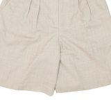 CHARTER CLUB Pleated Womens Casual Shorts Beige Relaxed 90s S W28