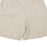 CHARTER CLUB Pleated Womens Casual Shorts Beige Relaxed 90s S W28
